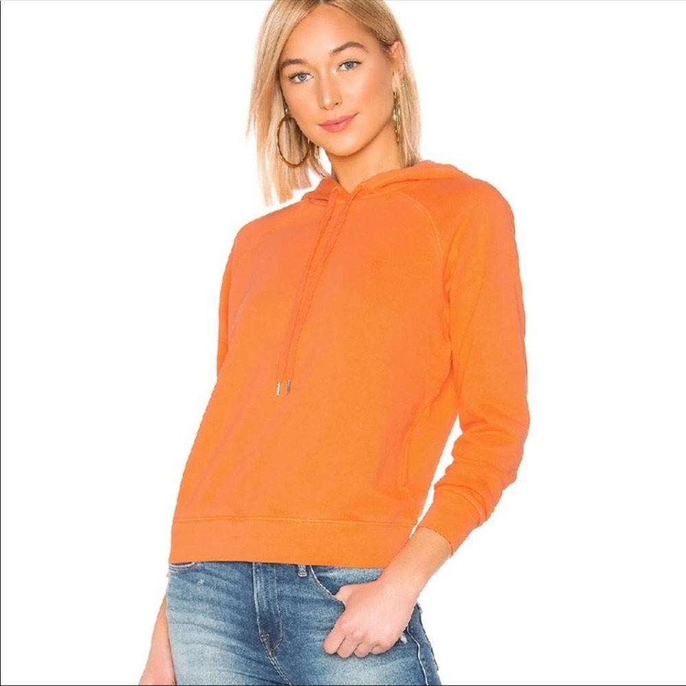 NWT Frame Shrunken Hoodie in Orange S